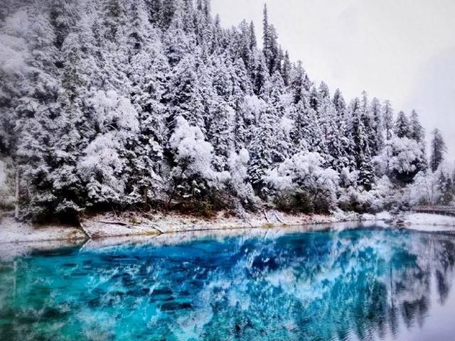 九寨沟下雪了 强度最强冷空气影响我国 带来一片如同童话般的仙境