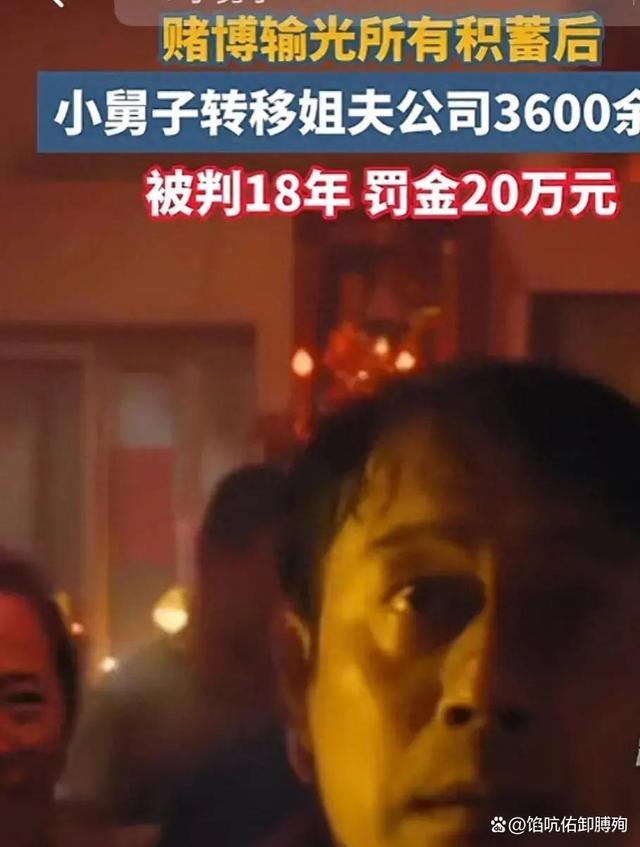 上涨一男子赌博输光堂姐夫妇公司3600万获刑！