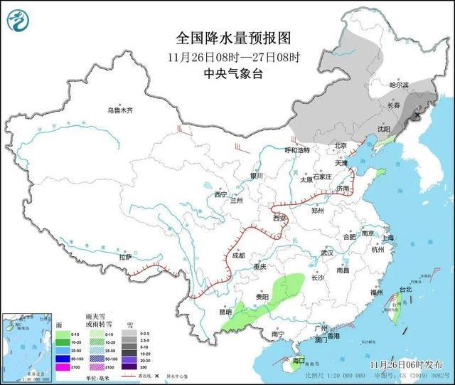 较强冷空气将影响长江以北大部地区，气温普遍将下降4至6℃