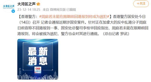各悬红100万港元！港警国安处通缉5人