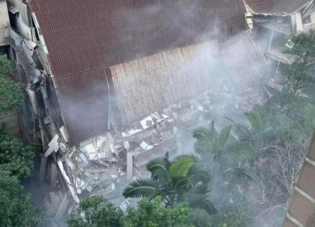 台湾新北市传出有工厂倒塌伤亡情况不明！
