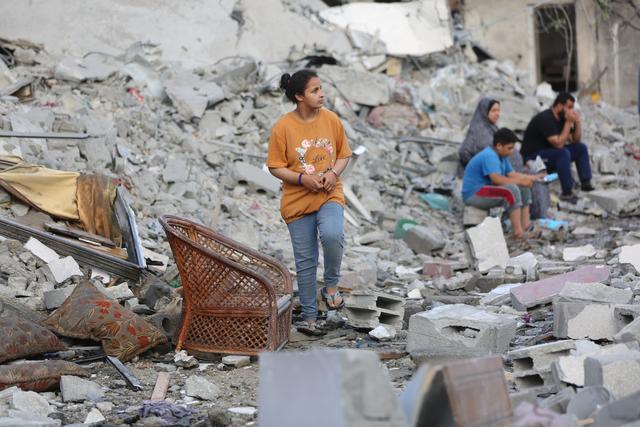 遭以军轰炸7个月后的加沙现状 废墟中的生活困境