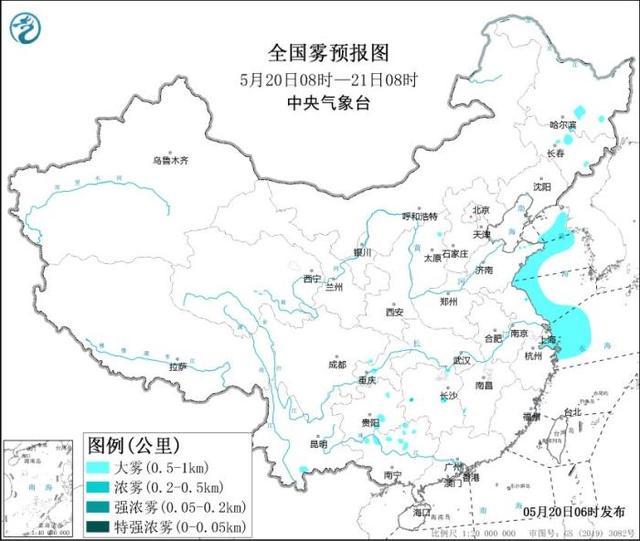 广东福建沿海将有较强降水 华东地区沿岸海域有大雾 多地发布预警