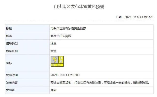 北京多区发布雷电预警 强对流天气请注意