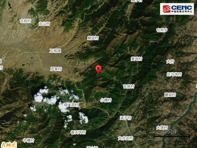 四川凉山3.0级地震 震源深度8千米，盐源县受影响