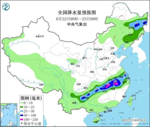 长江中下游一带强降雨持续