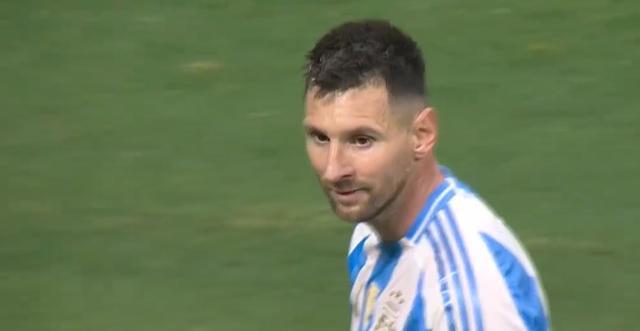 阿根廷1-0，37岁梅西哑火，依然斩获MVP+6项数据全场第一