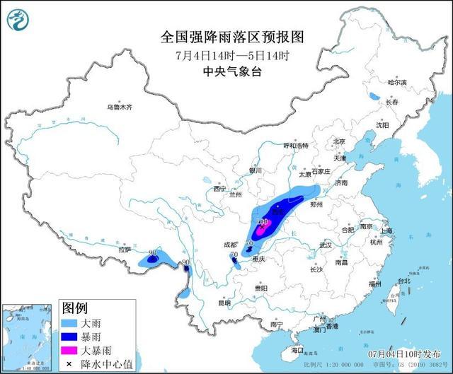 陕西、四川局地有大暴雨！暴雨 雷暴大风 强对流天气！