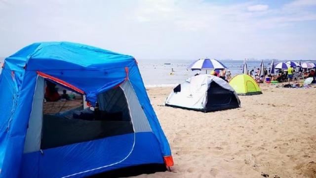 游客在秦皇岛海滩搭帐篷被收管理费 官方回应已辞退涉事人员