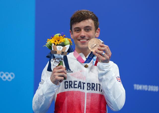 英国跳水名将戴利为儿子出战奥运会