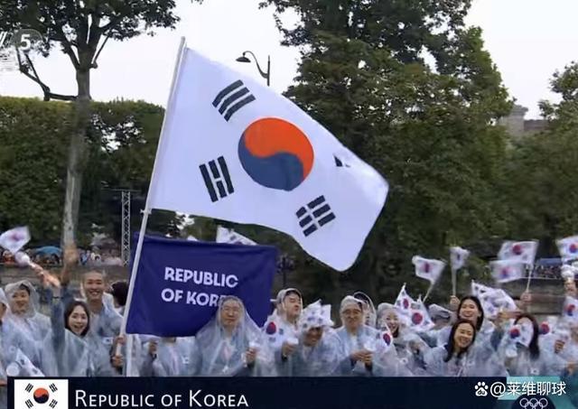 巴黎奥运会奖牌榜弄错韩国国旗