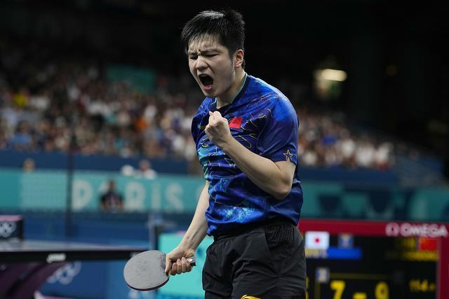 奥运会乒乓球樊振东4-3逆转张本智和 晋级男单4强