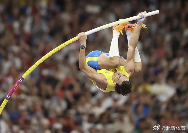 瑞典名将破世界纪录成绩撑杆跳摘金 第九次刷新世界纪录