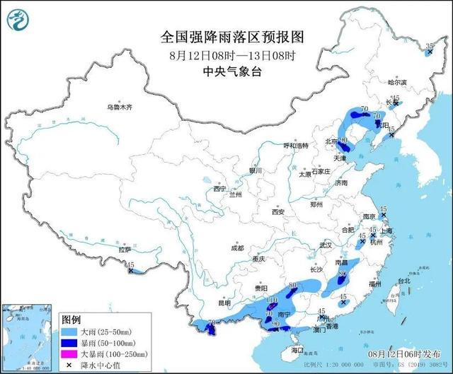 多地暴雨蓝色预警 多城发布雷电大风预警