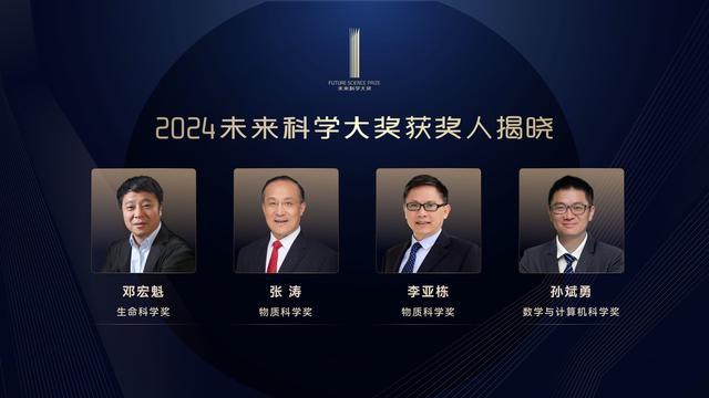 4位学者获2024未来科学大奖，单项奖金约720万元！科学界荣耀时刻