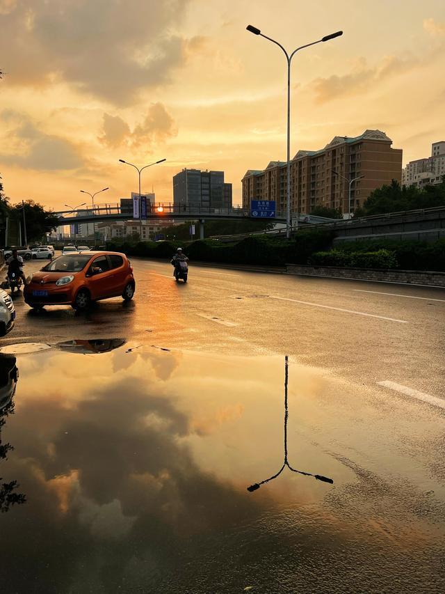 北京落日打卡地 长河印象，浪漫晚霞画卷