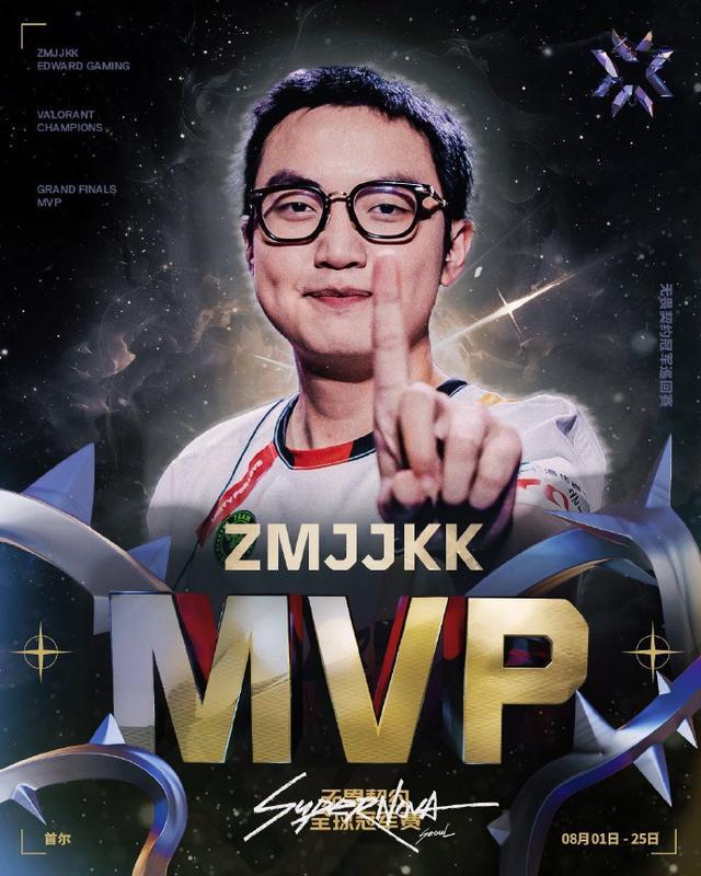 EDG奪冠2024無畏契約全球賽：ZmjjKK閃耀MVP