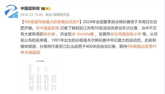 孙杨或难再战奥运会！两障碍横亘，难回国家队，全运会冲金更现实 泳坛老将逐梦再启航