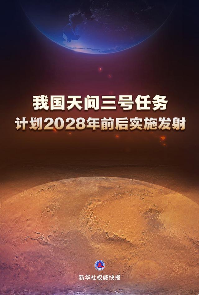 天问三号将带回火星快递