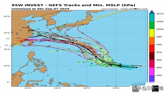 台风贝碧嘉行动路径 或将升级为台风影响浙江沿海