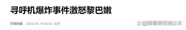 卷入寻呼机爆炸案的欧洲女老板失联 幕后真相引猜想