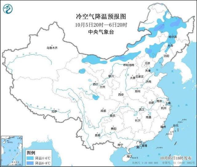 国庆假期返程天气地图来了 江浙沪降雨预警