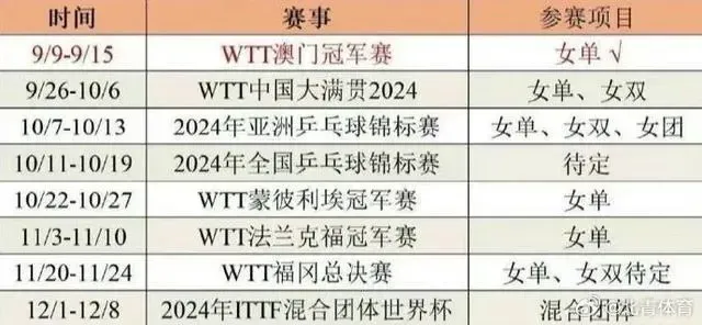 孙颖莎不到3个月打了29场比赛 乒乓超负荷奇迹