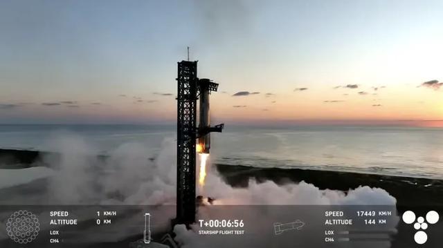 SpaceX星舰完成第五次试飞 机械臂成功捕获助推器创历史