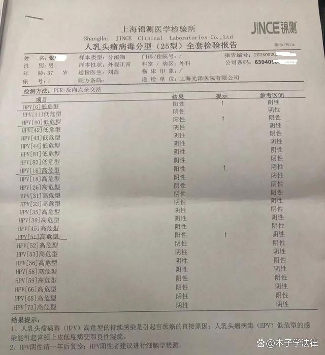 男子被误诊感染HPV花光积蓄