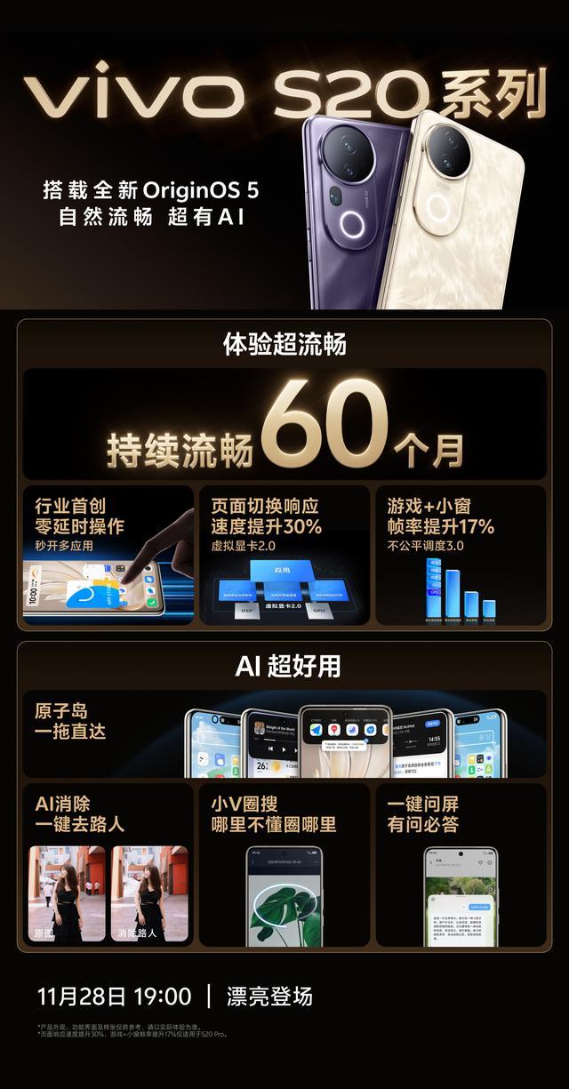 vivo S20系列今日发布：新机图赏揭晓