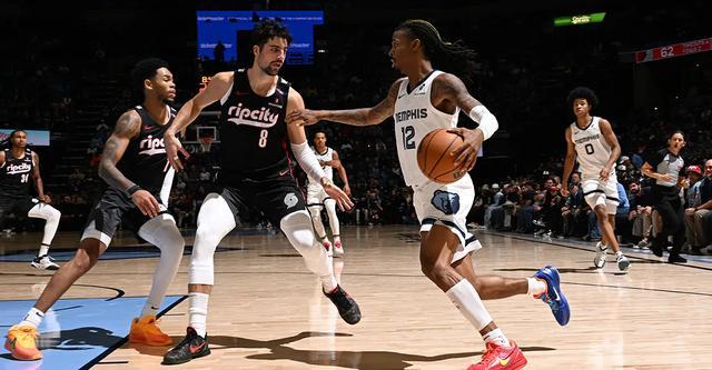 NBA杯：鹈鹕负灰熊7连败西部垫底 莫兰特复出27 7赛季新高