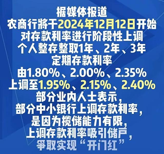 存款利率上调，什么情况？年末揽储“开门红”