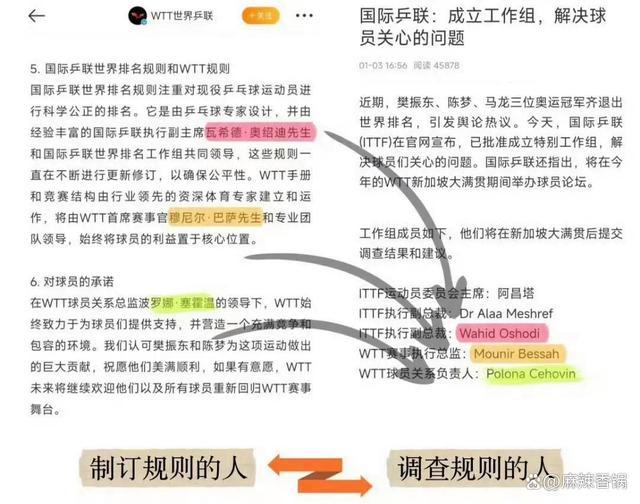 国际乒联调查组被疑是自查 自查引发广泛质疑