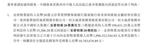 恒大物業(yè)134億“消失的存款”迎結(jié)局 明確責(zé)任方股價大漲