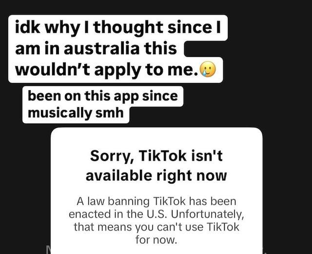 高芙送別TikTok 禁令下的失望之情