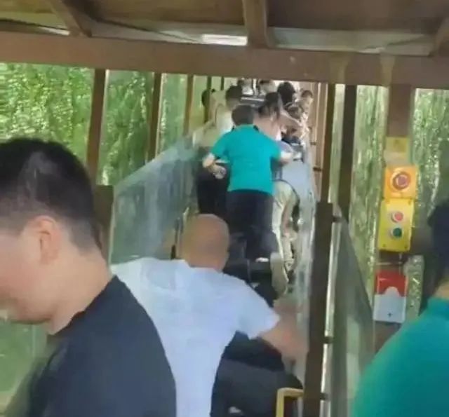 游客高空倒掛1分鐘,！最擔心的事還是發(fā)生了
