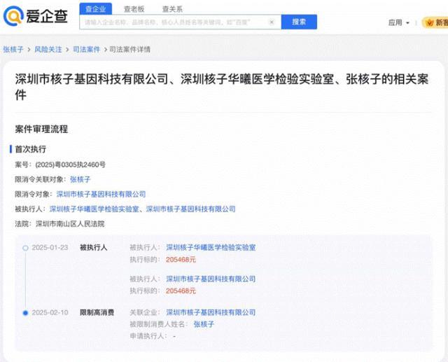 核酸大王張核子起訴多地衛(wèi)健局 追討檢測款風波