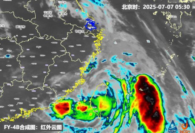 台风“丹娜丝”将二次登陆影响上海 阵雨伴强风来袭