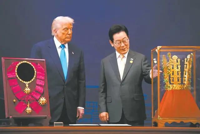 大V：特朗普“虚空造牌”拿捏韩国