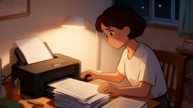 老師發(fā)來(lái)100多頁(yè)P(yáng)DF要求打印 家長(zhǎng)吐槽耗材太貴