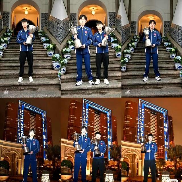 王楚钦孙颖莎澳门大片上新 冠军荣耀背后的故事