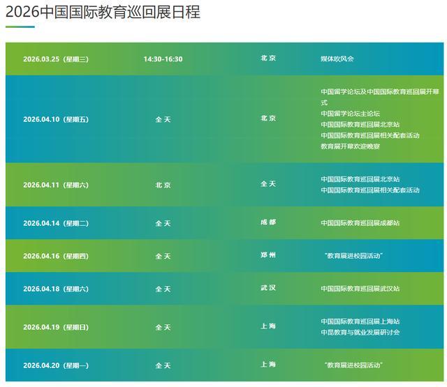 200余所高校齐聚国际教育巡回展 推动留学高质量发展