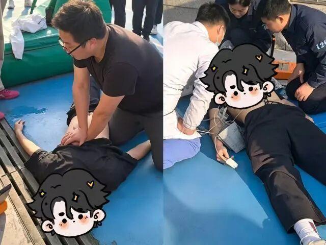 男子打球心脏骤停 球友紧急救援 培训与设备挽救生命