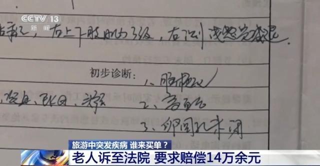 老人隱瞞病史報(bào)團(tuán)旅游途中突發(fā)腦梗 誰(shuí)應(yīng)擔(dān)責(zé)？