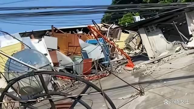 菲律賓強震后留下滿目瘡痍 傷亡數字觸目驚心