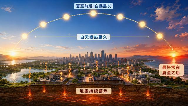 夏至前后地球离太阳更远为何会更热 地轴倾斜决定季节变化