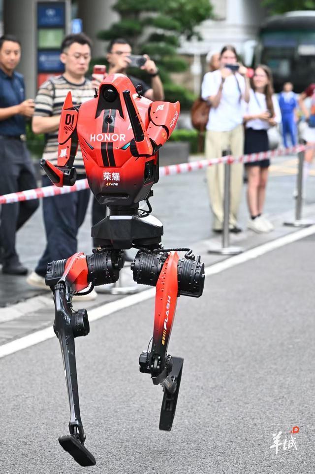 冠军机器人“闪电”深圳再次开跑 跨国青年共竞速