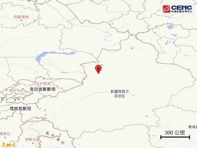 新疆伊犁州巩留县发生3.3级地震 震源深度22公里