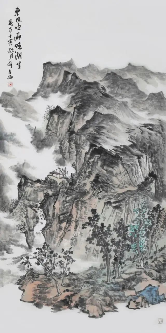 著名画家何占福：心中有山水  笔墨展气韵