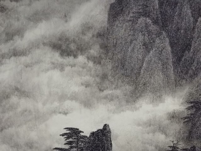 董希源《黄山图》 | 是一座神山,一座精神之山,一座灵魂之山_山东站